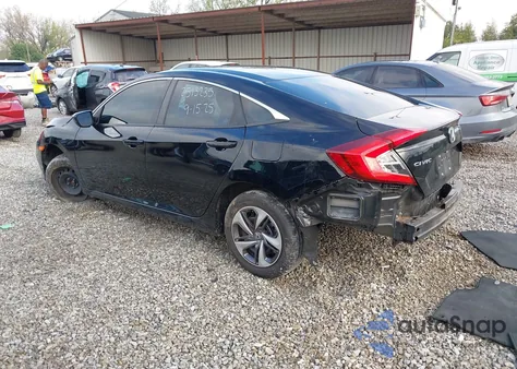 2020 Honda Civic Lx из США, поврежденный, VIN 19XFC2F68LE016838